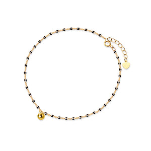 Golden Bead Anklet