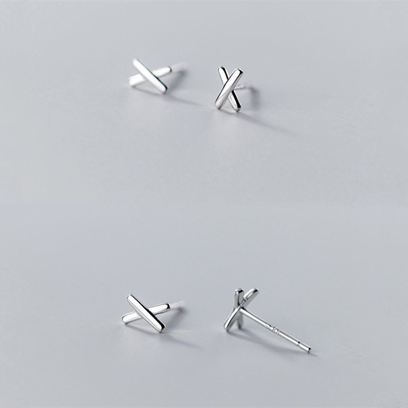 Mini Cross Stud Earrings