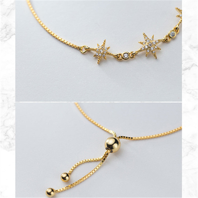 Light Six-pointed Star Bracelet