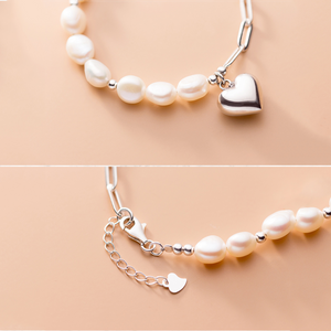 Baroque Pearl Chain Bracelet