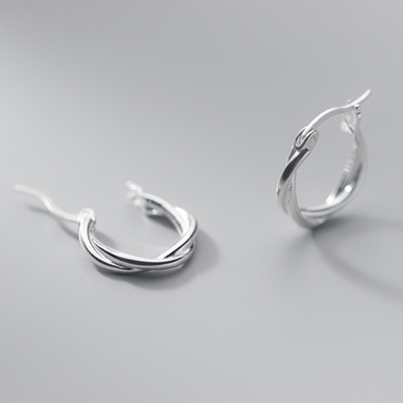 Twisted Hoop Earrings