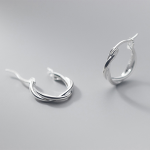 Twisted Hoop Earrings