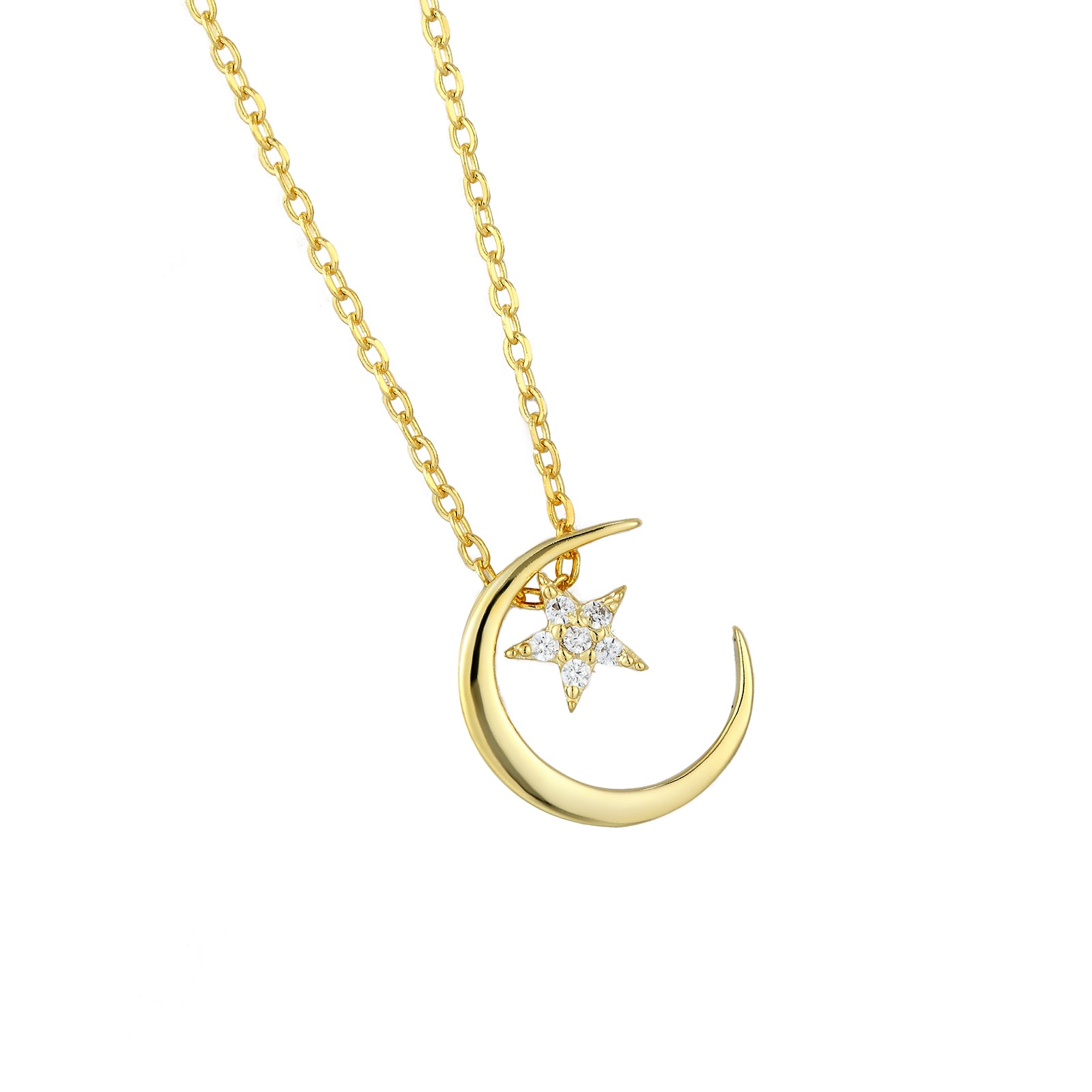 Star Moon Necklace