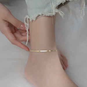 Simple Snake Bone Anklet