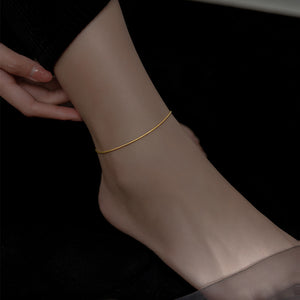 Unique Simple Snake Bone Anklet