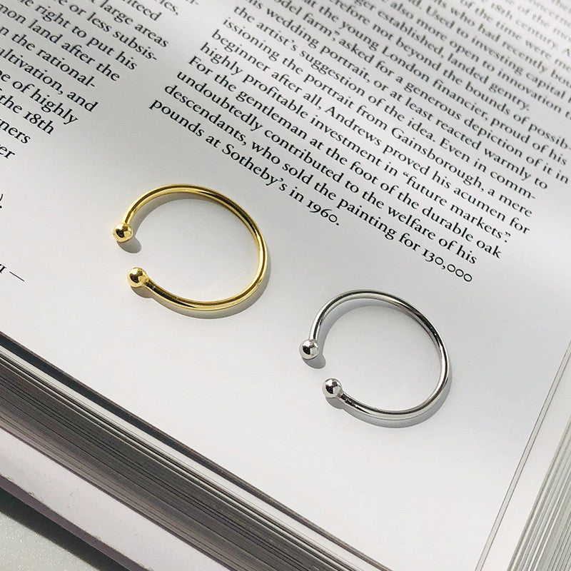 Double-ended Round Bead Ring