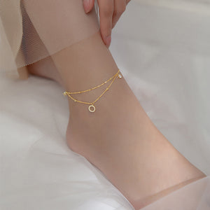 Chic Circle Chain Anklet