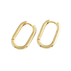 Minimalist Punk Hoop Earrings