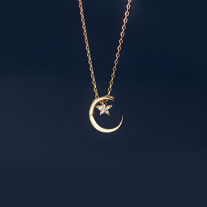 Star Moon Necklace