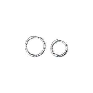 Round Twist Hoop Earrings