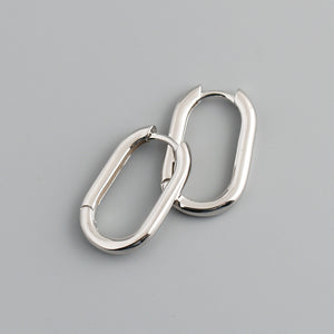 Minimalist Punk Hoop Earrings