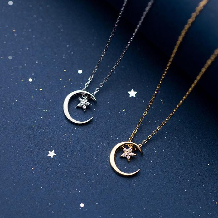 Star Moon Necklace