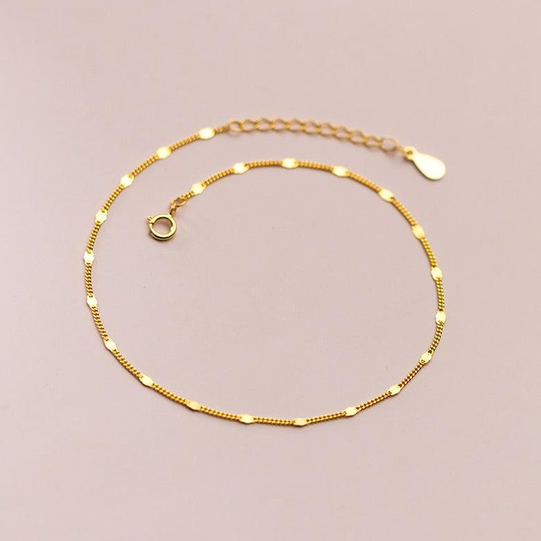 Simple Link Chain Anklet