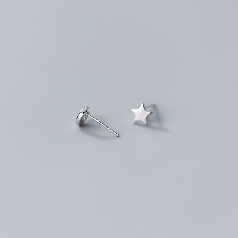 Star Moon Stud Earrings