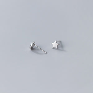 Star Moon Stud Earrings