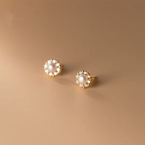 Pearl Stud Earrings