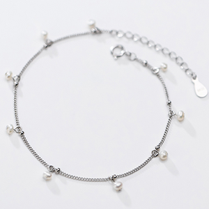 Chain Pearl Bracelet