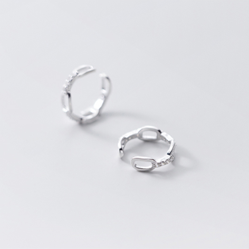 Chain Ear Clip Earrings