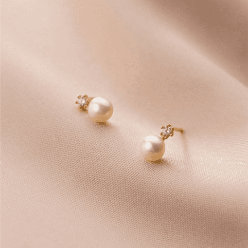 Cute Pearl Earrings - Image 6