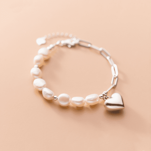 Baroque Pearl Chain Bracelet - Image 5
