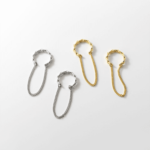 Punk Chain Ear Clips - Image 2