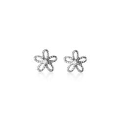 Hollow Flower Stud Earrings
