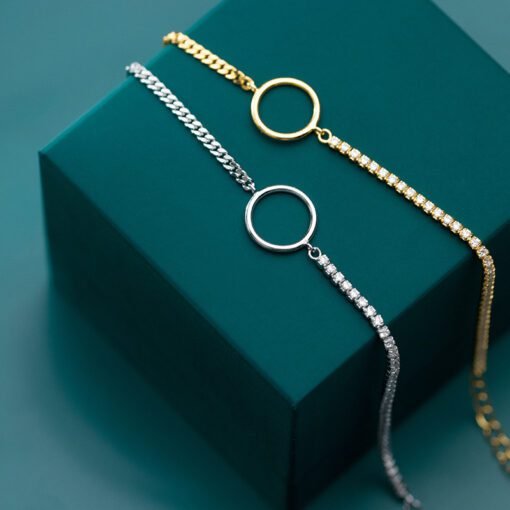Cuban Link and Zircon Bracelet - Image 5