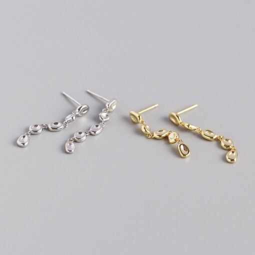 Tassel Bean Beads Drop Earrings - Image 8