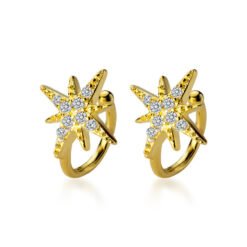 Charming Light Star Ear Clips