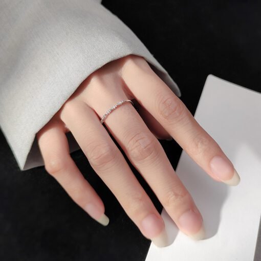 Sparkling Minimalism Ring - Image 6