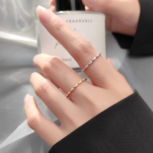 Sparkling Minimalism Ring
