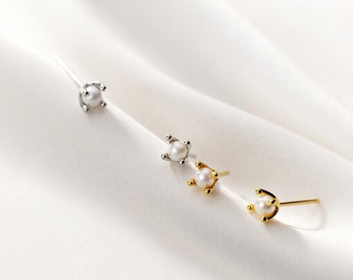 Mini Pearl Stud Earrings