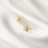 Hollow Flower Stud Earrings