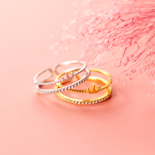 Royal Elegance Double Band Ring - Image 9