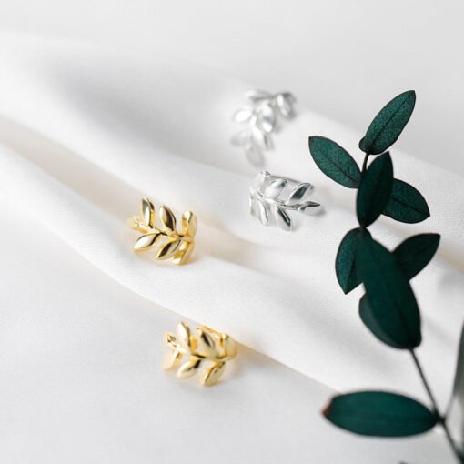 Leaf Ear Bone Buckles