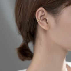 Cross Double Ear Clips