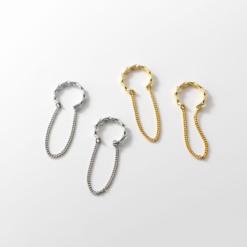 Punk Chain Ear Clips