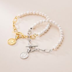 Portrait Pearl Bracelet