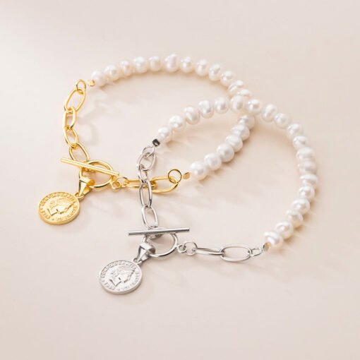 Portrait Pearl Bracelet