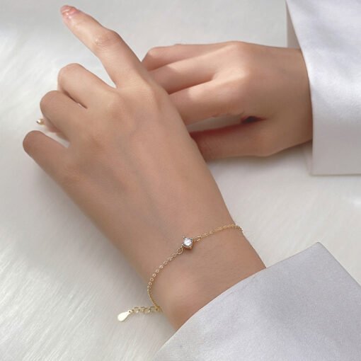 Radiant Zircon Charm Bracelet - Image 3
