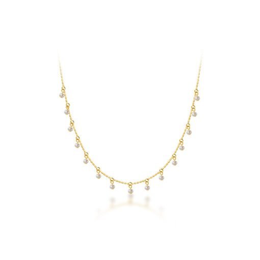 Baroque Pearl Choker Necklace - Image 6