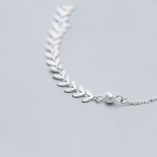 Leaf and Round Beads Bracelet - Image 6