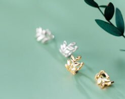 Leaf Ear Bone Buckles