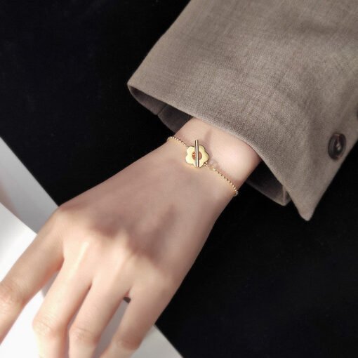 OT Buckle Bead Chain Bracelet