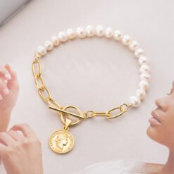 Portrait Pearl Bracelet
