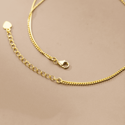 Double Unique Chains Anklet - Image 6
