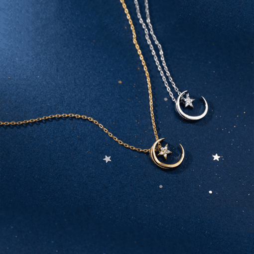 Star Moon Necklace - Image 8