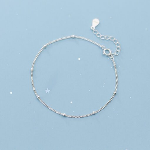 Minimalist Bead Chain Bracelet - Image 4