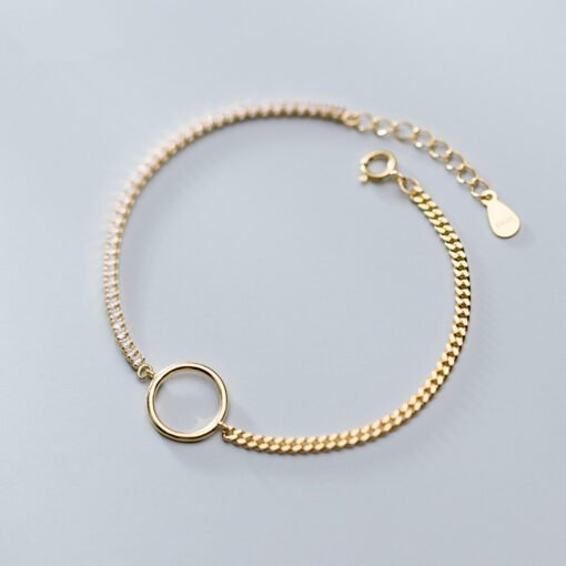 Cuban Link and Zircon Bracelet