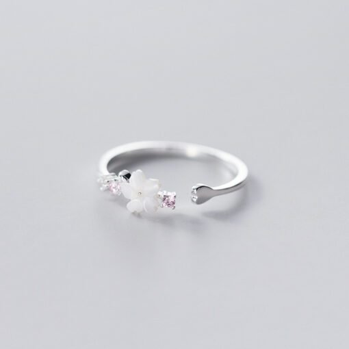 Korean Sweet Flower Ring - Image 3
